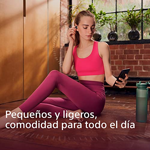 Sony LinkBuds S - Auriculares True Wireless con Noise Cancelling, Ultraligeros para llevarlos cómodamente todo el día, Calidad de llamada cristalina, Hasta 20 H de batería con estuche de carga, Negro