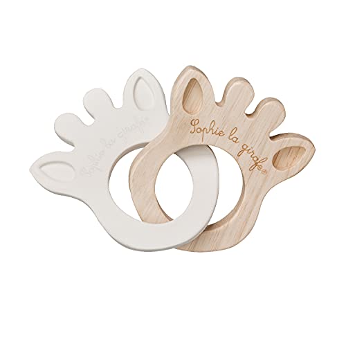 Sophie la girafe 220200 - Silueta Anillo Caucho&Madera, unisex