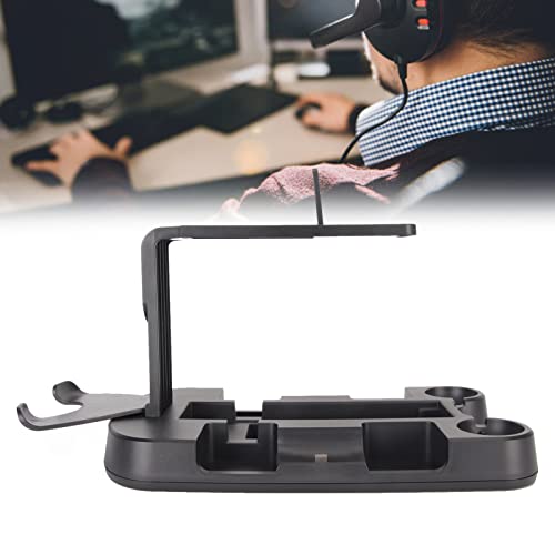 Soporte de Carga Vertical para PS VR PS4 Slim Pro PS5, Carga 2 Controladores DS5 2 Controladores de Movimiento, Función de Almacenamiento, Excelente Regalo