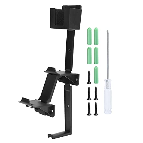 Soporte de pared para controlador multifunción, soporte de pared universal ABS soporte de montaje en pared con suspensión para auriculares para controlador PS5 / PS4 / Xbox(negro)