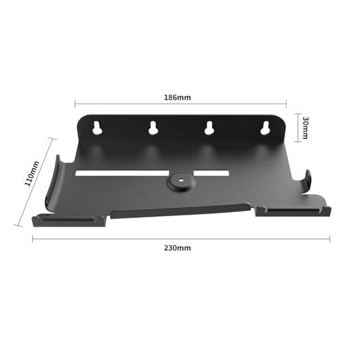 Soporte de Pared para PS5 Slim (Disc and Digital Edition),Soporte de Pared para Consola suspensión del Almacenamiento del Gamepad,Juego de Montaje de Soporte de Pared