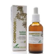 Soria Natural Composor 25 - Rompepiedras, Vara de Oro, Ciclodextrinas - Salud hepática, útil en caso de piedras y cálculos, diurético - Bote de 50ml