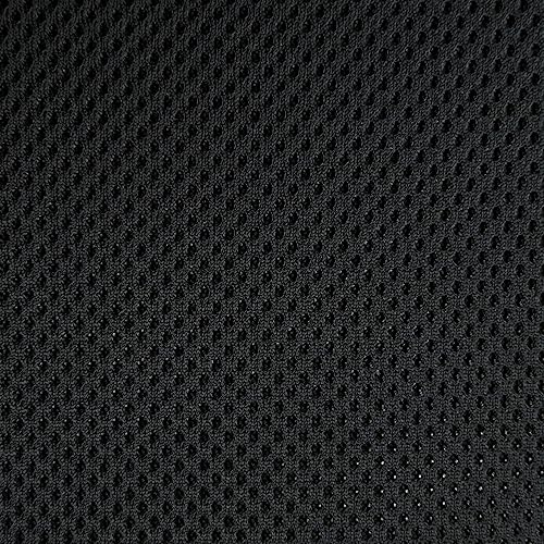 Space Mesh - tejido espaciador/tejido de malla 3D - acolchado para mochilas y cinturones - transpirable y de secado rápido - negro - por metro