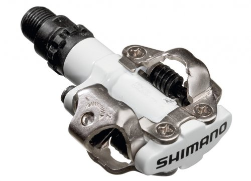 SPD Pedal PD-M 520W Blanco Shimano Sin Reflector