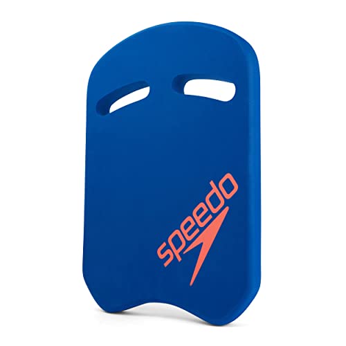 Speedo Kick Board Tabla de natación Unisex Adulto, Azul/Naranja, Talla Única