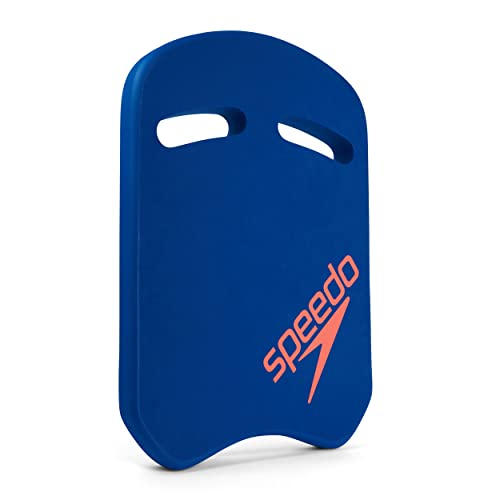 Speedo Kick Board Tabla de natación Unisex Adulto, Azul/Naranja, Talla Única