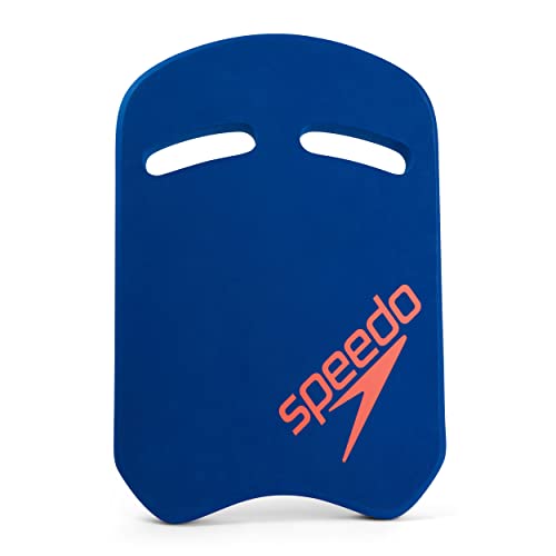 Speedo Kick Board Tabla de natación Unisex Adulto, Azul/Naranja, Talla Única