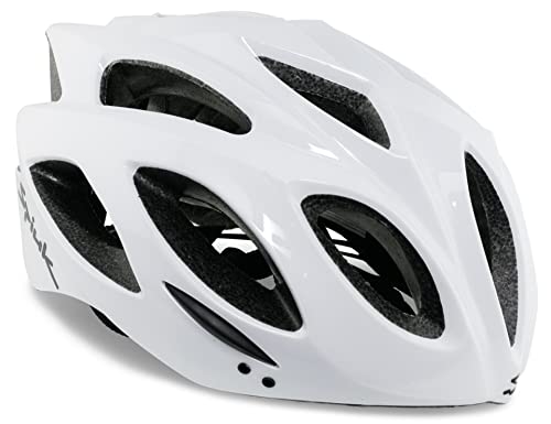 Spiuk Rhombus Casco, Unisex Adulto, Blanco, (M-L) 58-62