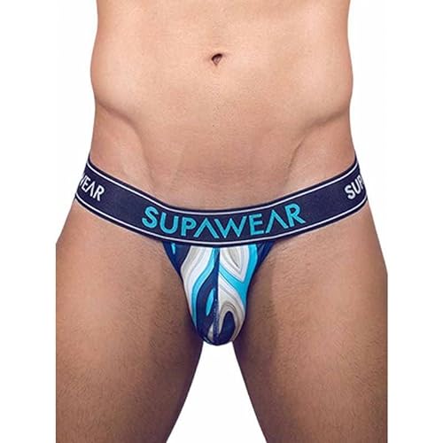 SPRINT Supawear Jockstrap Underwear Woody Blue Calzoncillos, S Unisex Adulto