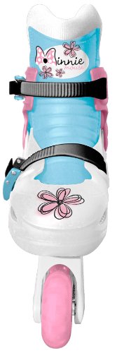 Stamp-Adjustable IN-Line Minnie Mash UP L Size 34-37, Color White Pink Blue, (J100734)