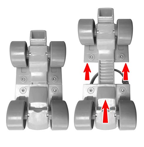 STAMP-Set Rollers + E/K Pads Blue Skids Control, Taille 23-27 Roller, Color Azul, (JS680035)