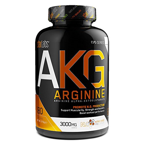 Starlabs Nutrition AKG Arginina Suplemento Nutricional - 180 Cápsulas