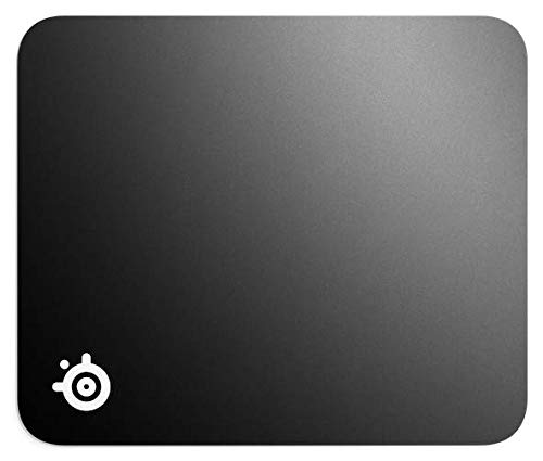 SteelSeries QcK - Alfombrilla de ratón para juegos - Superficie microtejida exclusiva - Optimizada para sensores de juegos - Tamaño M (320mm x 270mm x 2mm)