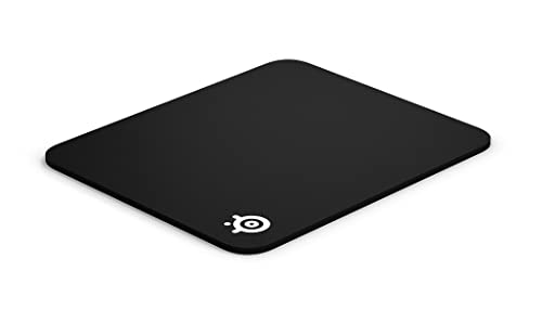 SteelSeries QcK Heavy M - Alfombrilla de ratón para juegos - Base de goma antideslizante extragruesa - Optimizada para sensores de juegos - Tamaño M (320mm x 270mm x 6mm)