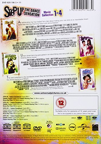 Step Up 1-4 [Edizione: Regno Unito] [Reino Unido] [DVD]