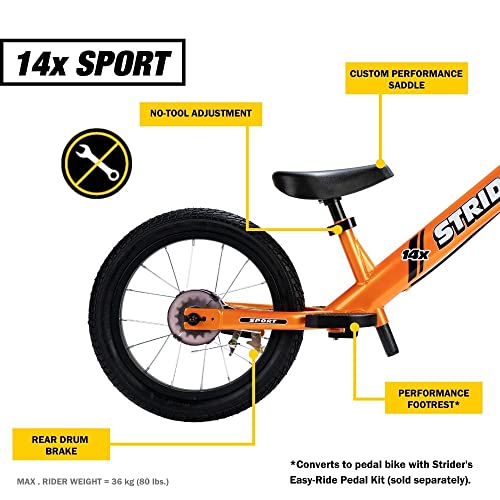 Strider 14 bicicletas deportivas de equilibrio