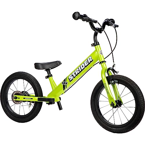 Strider 14 SK-SB1-IN-GN Cross-Country Bicycle with Brake Green