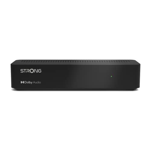 Strong SRT8213 - Decodificador TDT Full HD -DVB-T2 - Compatible con HEVC265 - Receptor/sintonizador de TV con función grabadora (HDMI, euroconector, USB, Dolby Digital Plus) - Negro