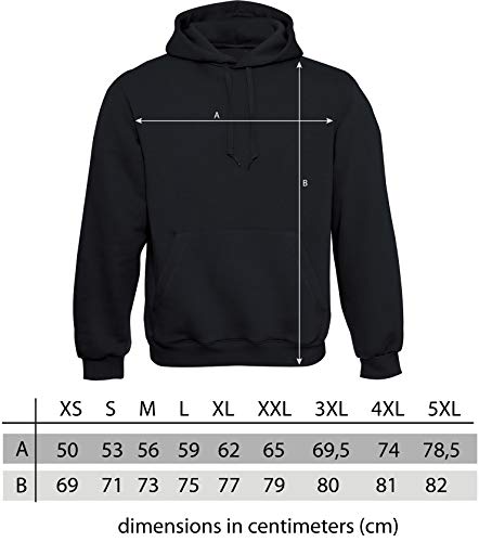 Sudadera con Capucha: Black Sheep - Oveja Negra - Regalo-s Hombre y Mujer - Sweat-Shirt Hoodie Hip Hop Rap - Gángster - Biker Auto Coche Moto Deporte - MMA Combate - USA -Cárcel (L)