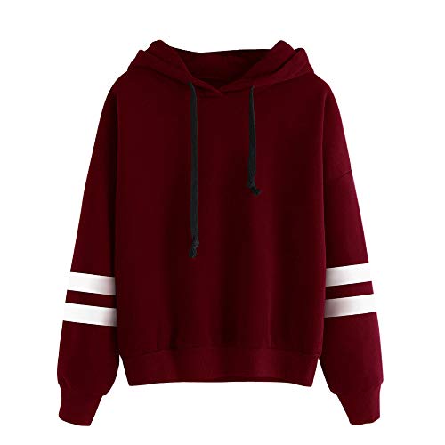 Sudaderas con Capucha Mujer, Sudadera para Mujer De Manga Larga Moda Sudadera Pullover Tops Blusa Calle