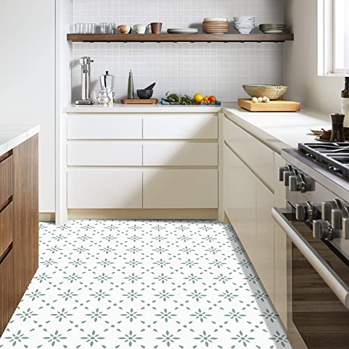 Suelo de vinilo para pegar y despegar, 20 x 20 cm, azulejos decorativos para pared, piso, cocina, baño, apto para todas las superficies lisas, paquete de 10