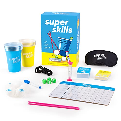 | Super Skills - Juego de Mesa Divertido Lleno de Acción para Niños y Adultos - Regalo Perfecto para todas las Edades - En Español