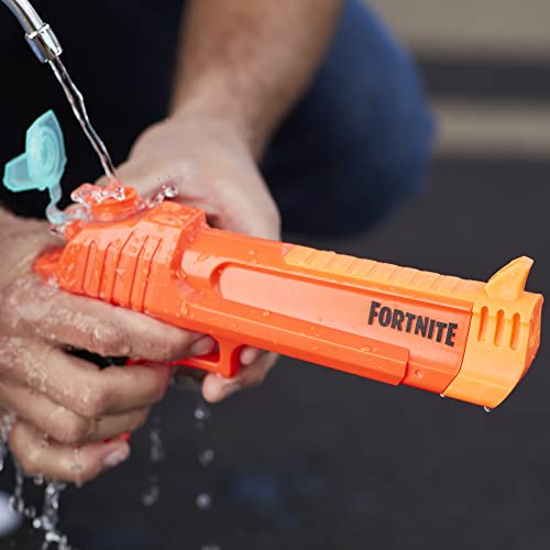 Super Soaker Lanzador de Agua Nerf Fortnite HC - Lanzador para Juegos acuáticos - para Adolescentes y Adultos