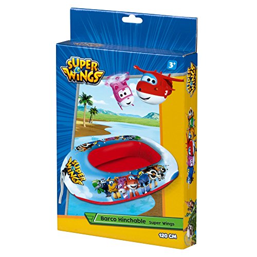 Super Wings - Barca hinchable, 120 cm (77032)