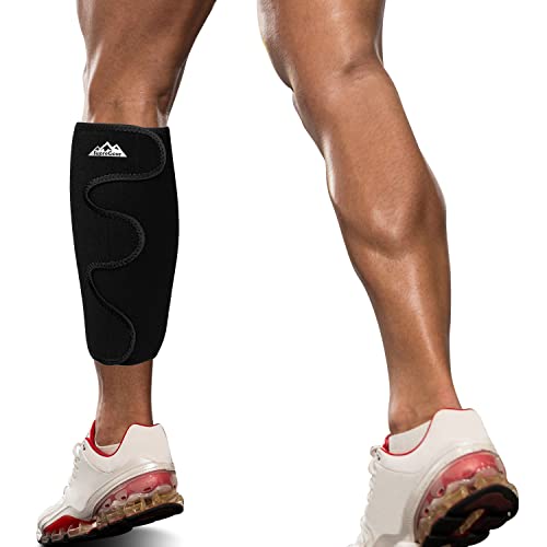 supregear Soporte para Pantorrilla, Férula Ajustable para Pantorrilla, Manga Envolvente para Hinchazón Muscular, Entrenamiento de Senderismo, Cómodo Transpirable Calf Support para Hombre y Mujer