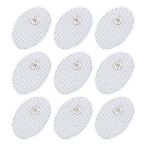 SUPVOX 10PCS / 5Set TENS Electrodos autoadhesivos TENS Unit Snap Pads Body Massager Gel Electrode Pads