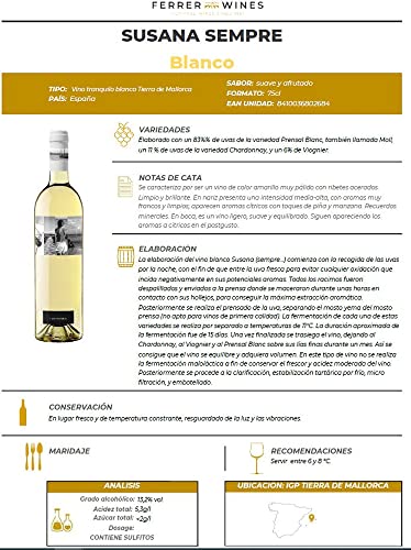 Susana Sempre Blanco - Vino Mallorca - 750 ml