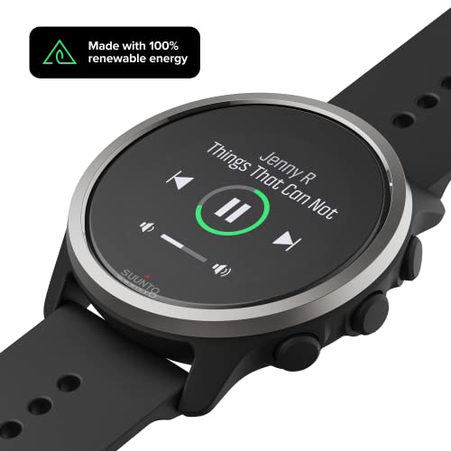 Suunto 5 Peak Reloj deportivo GPS ligero y compacto con 100 h de batería y medición de la frecuencia cardíaca en la muñeca