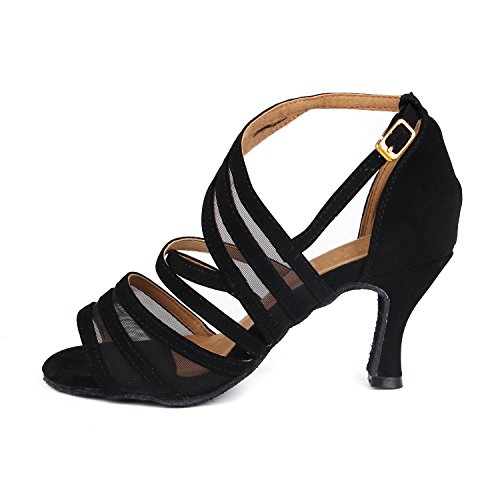 Syrads Zapatos de Baile Latino para Mujer Zapatos de Baile Tango Salsa Samba Bachata Baile de Salón Baile Interior