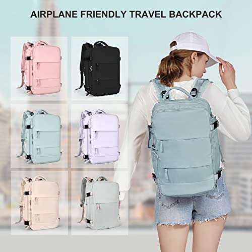 SZLX mochila de viaje para mujer, mochila de transporte, mochila de senderismo, mochila impermeable para deporte al aire libre, mochila informal para la escuela, bolsa para computadora portátil