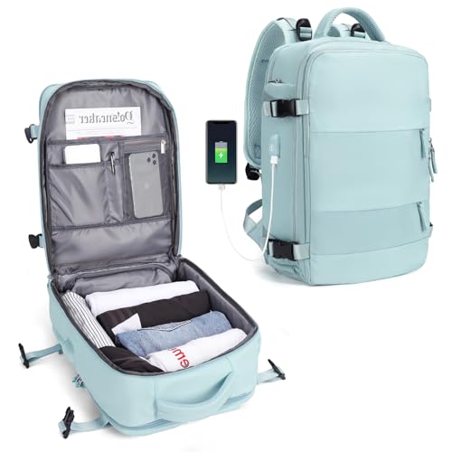 SZLX mochila de viaje para mujer, mochila de transporte, mochila de senderismo, mochila impermeable para deporte al aire libre, mochila informal para la escuela, bolsa para computadora portátil