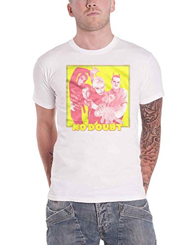 T-Shirt # L Unisex White # Yellow Photo