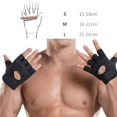 Tadipri Guantes De Gimnasio Antideslizante Acolchado Agarre Protección Respirable Fitness Protección De Palma Antideslizantes Transpirable Para Levantamiento De Pesas Ciclismo Ejercicio Escalada Y Rem