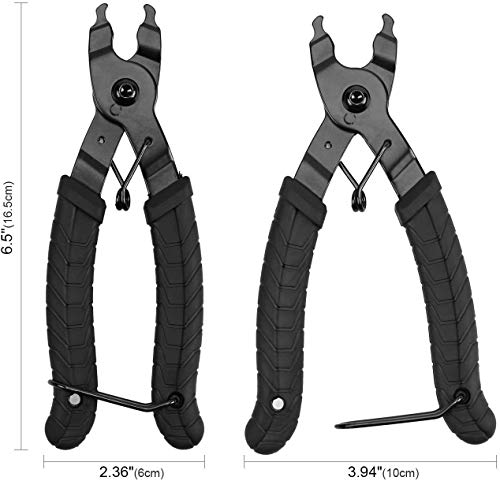 TAGVO Alicate de Cadena, Bike Chain Tool Cadena de Bicicleta Quick Link Open Close Tool 2 en 1 Alicates Abiertos y Cerrados, fácil de Usar Chain Remover Plier Portable para Road Mountain Bike