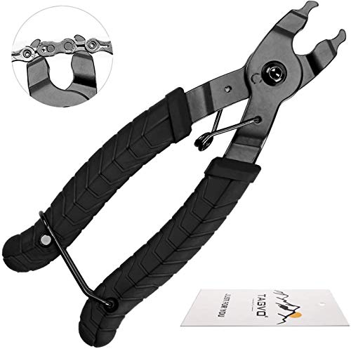 TAGVO Alicate de Cadena, Bike Chain Tool Cadena de Bicicleta Quick Link Open Close Tool 2 en 1 Alicates Abiertos y Cerrados, fácil de Usar Chain Remover Plier Portable para Road Mountain Bike