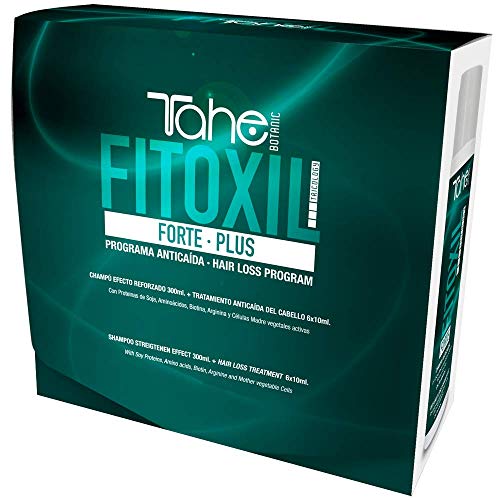 Tahe Botanic Tricology Fitoxil Forte Plus Pack Champú y Tratamiento Anticaída 10 ml