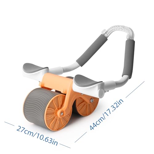 talifoca Ab Roller Wheel, Rodillo Abdominales Con Soporte para el Codo, Rodillo de abdominales automático con función de rebote, Equipo de fitness para entrenamiento abdominal en el gimnasio en casa