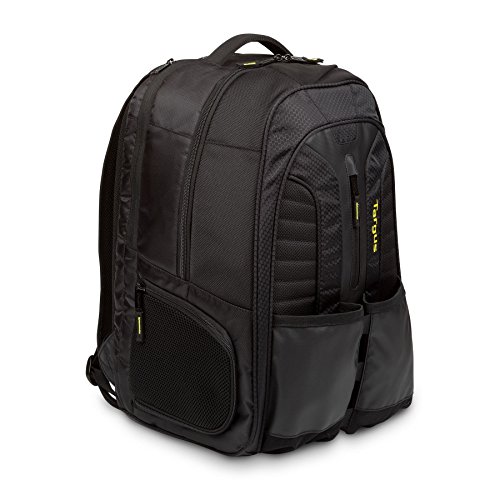 Targus TSB943EU Mochila Work+Play para deportes de raqueta y portátiles de hasta 15,6" - Negro/Amarillo