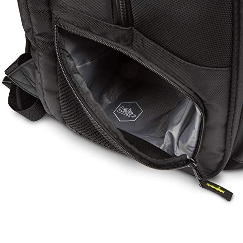 Targus TSB943EU Mochila Work+Play para deportes de raqueta y portátiles de hasta 15,6" - Negro/Amarillo