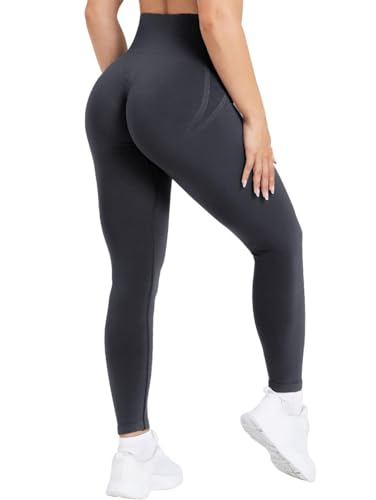 TAYOEA Mallas de Glúteos para Mujer Levantamiento de Glúteos Deportes Gimnasio Fitness Pantalones Mallas Push up Cintura Alta Ejercicio Fitness Jogging