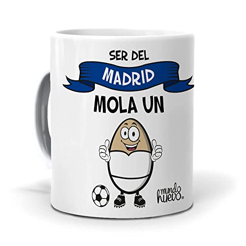 Taza de Cerámica Ser del Madrid Mola un Huevo