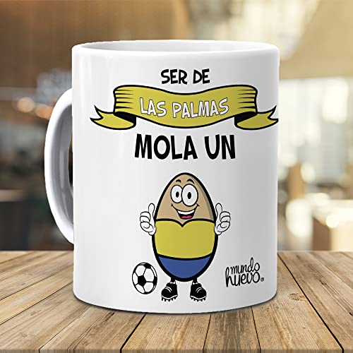 Taza Ser de Las Palmas mola un huevo. Cerámica AAA - 350 ml.