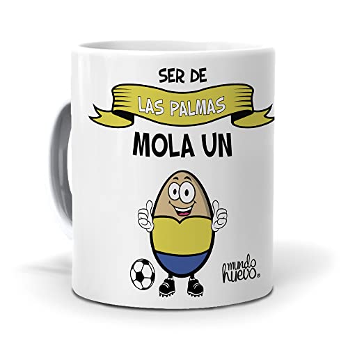 Taza Ser de Las Palmas mola un huevo. Cerámica AAA - 350 ml.