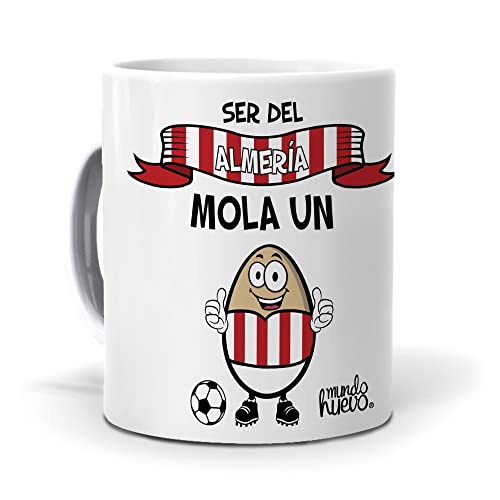 Taza Ser del Almeria mola un huevo. Cerámica AAA - 350 ml.