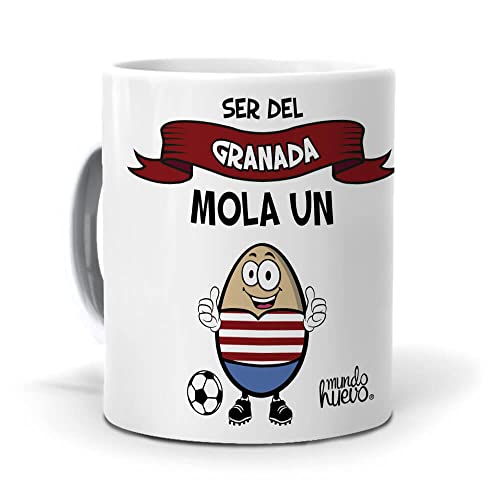 Taza Ser del Granada mola un huevo. Cerámica AAA - 350 ml.