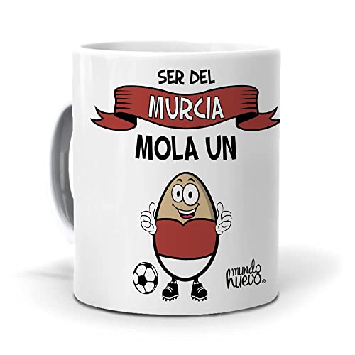 Taza Ser del Murcia mola un huevo. Cerámica AAA - 350 ml.